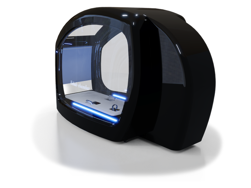 Cryonick HotCRYO Yoga & Pilates capsule chamber for weight loss and mobility restoration