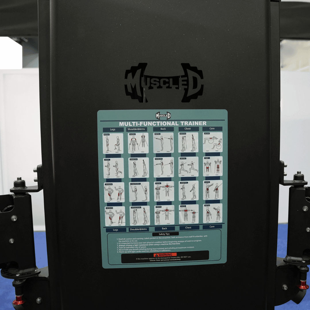 Muscle D Fitness - Megatron Multi-Functional Trainer – Commercial Cable Machine