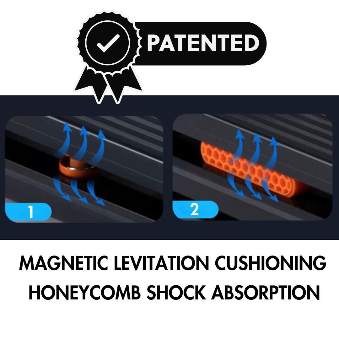 Muscle D Fitness - Light Commercial Folding Treadmill - LED Display - Heart Rate Monitor - Safety Clip