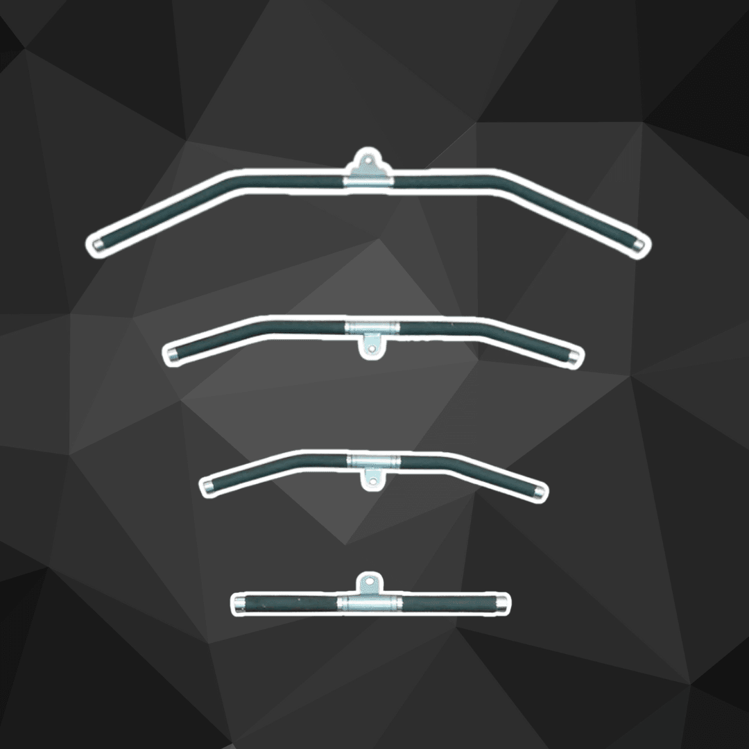 Muscle D Fitness - Rotating Lat Bar Kit - Cable Attachment Kit #3 - Cable Attachment Storage Attachment set Single Double Hand Grips Lat Bar