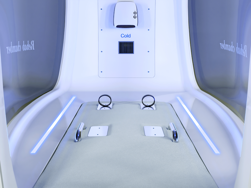 Cryonick HotCRYO Yoga & Pilates capsule chamber for weight loss and mobility restoration