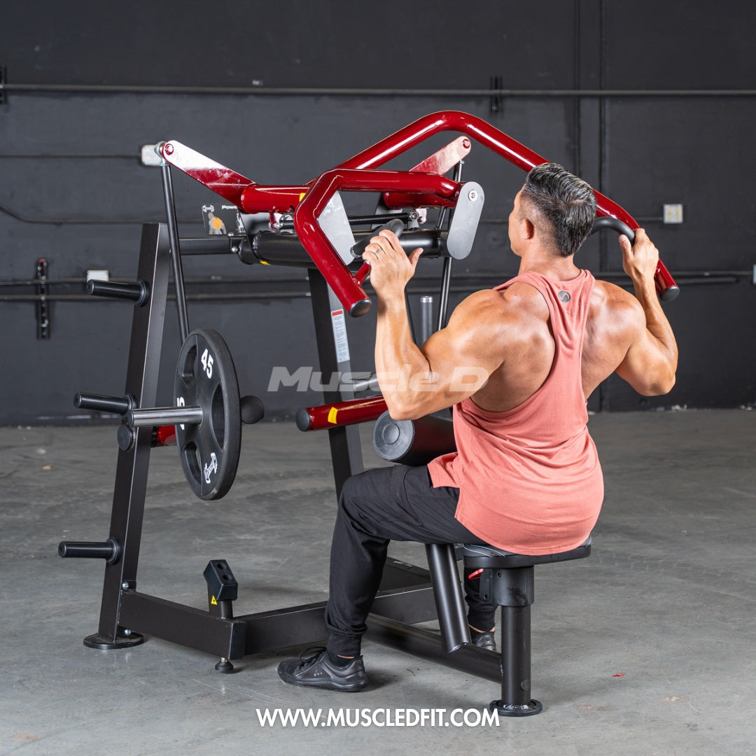 Muscle D Fitness - Power Leverage V2 Rotary Lat Pulldown – Iso-Lateral Commercial Gym Machine