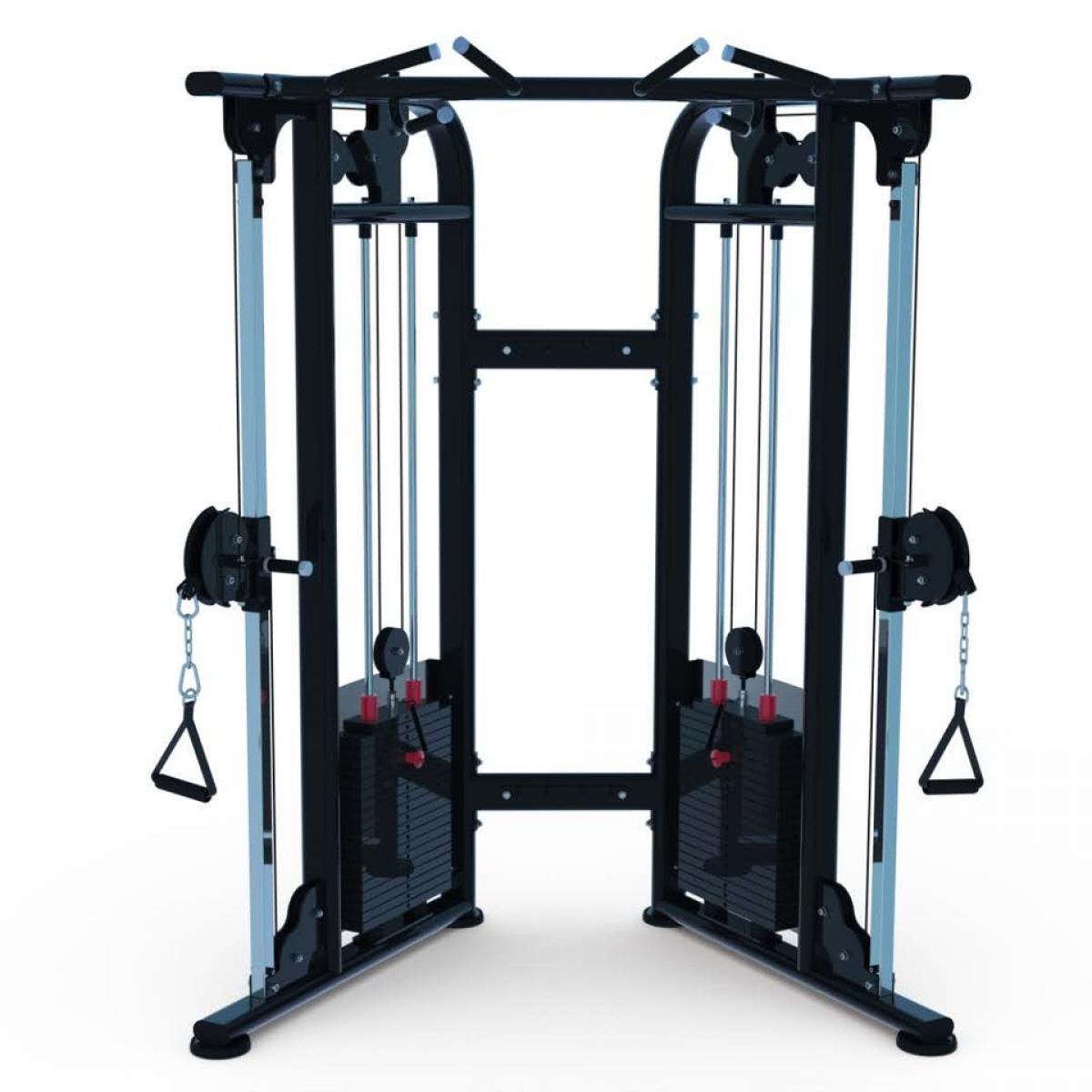 Muscle D Fitness - Dual Adjustable Pulley – Two Stack Cable Machine