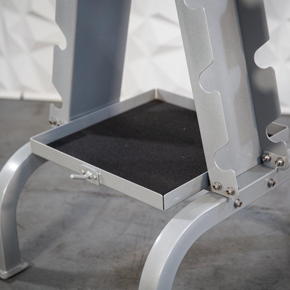 Muscle D Fitness - Accessory Rack - Sturdy Cable Attachment Storage (Rack Only)