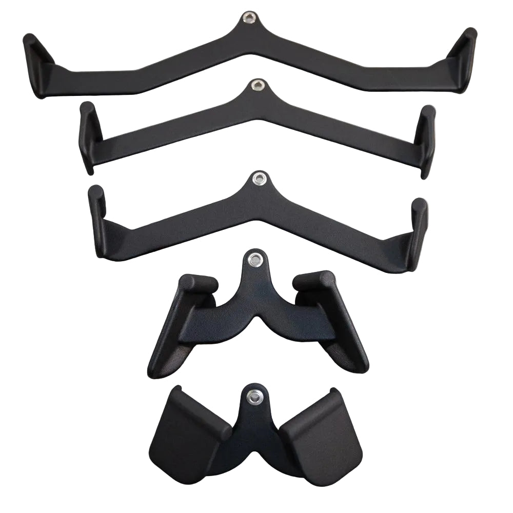 Muscle D Fitness - Functional Grip Cable Attachment Kit - Black - Ergonomic Grip