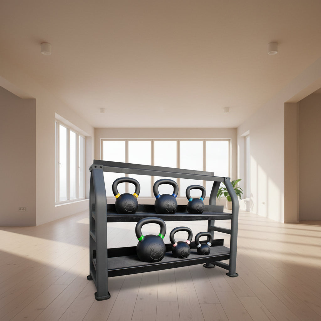 Muscle D Fitness - Muscle D Cast Kettlebells - Quality Handle Design - Heavy Duty Coating