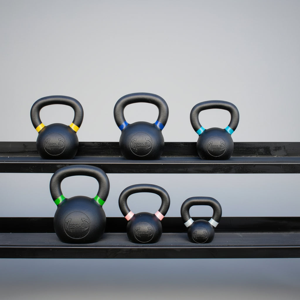 Muscle D Fitness - Muscle D Cast Kettlebells - Quality Handle Design - Heavy Duty Coating