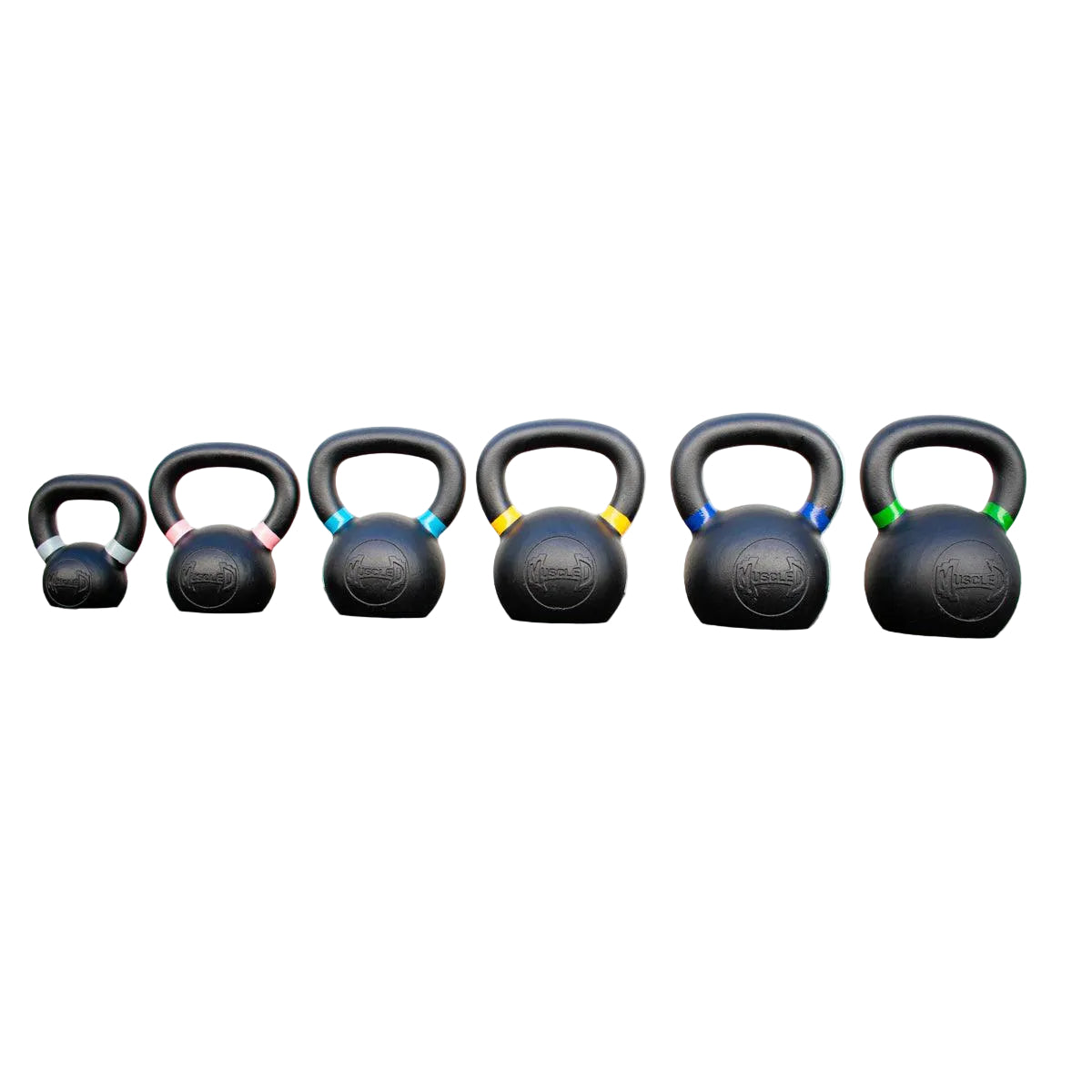 Muscle D Fitness - Muscle D Cast Kettlebells - Quality Handle Design - Heavy Duty Coating