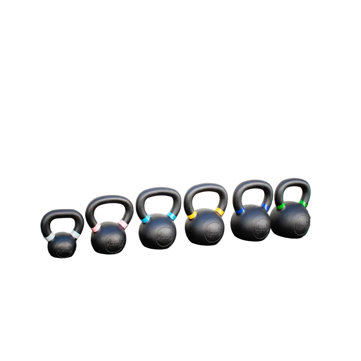 Muscle D Fitness - Muscle D Cast Kettlebells - Quality Handle Design - Heavy Duty Coating