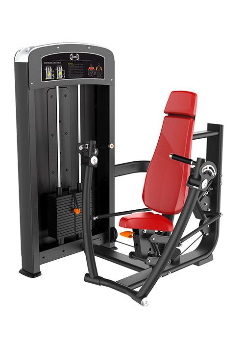 Muscle D Fitness - Elite Selectorized Chest Press - Commercial Grade - Adjustable Seat - Pin Selectorized