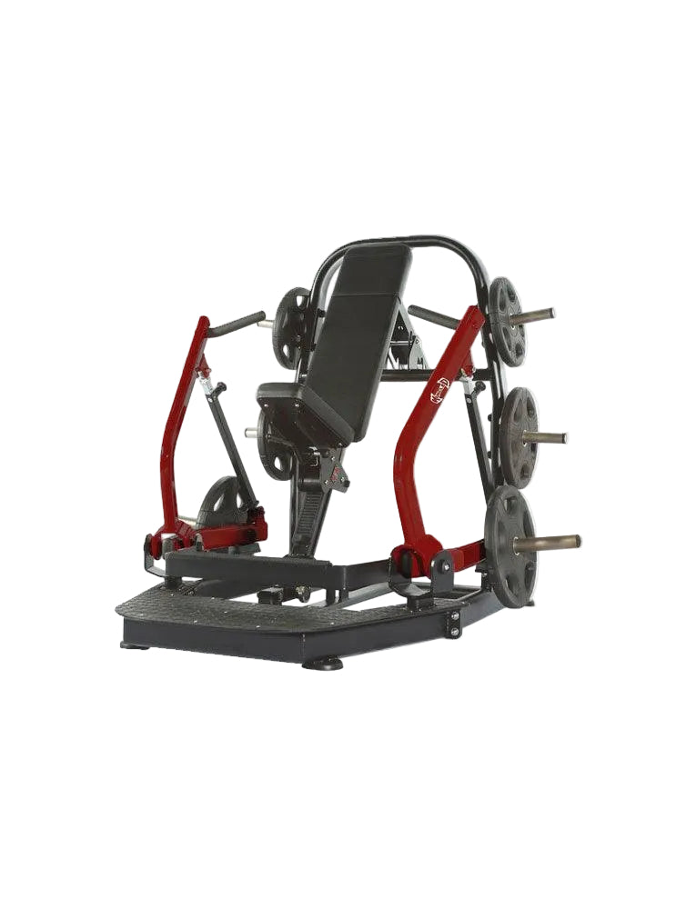 Muscle D Fitness - Pro Strength Decline Chest Press - Premium - Adjustable - Plate Loaded - Lower Chest Workout