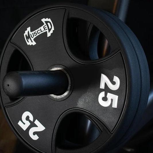 Muscle D Fitness - Pro Urethane Coated Olympic Plates - Per Pair / Set - Muscle D Fitness - Olympic Weight Pair