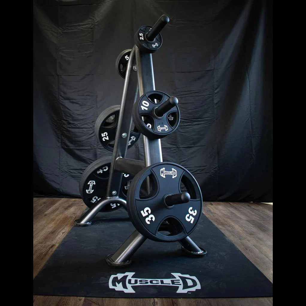 Muscle D Fitness - Pro Urethane Coated Olympic Plates - Per Pair / Set - Muscle D Fitness - Olympic Weight Pair