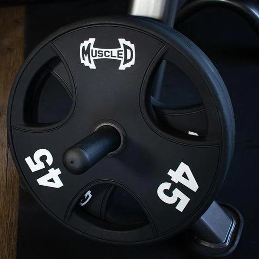Muscle D Fitness - Pro Urethane Coated Olympic Plates - Per Pair / Set - Muscle D Fitness - Olympic Weight Pair