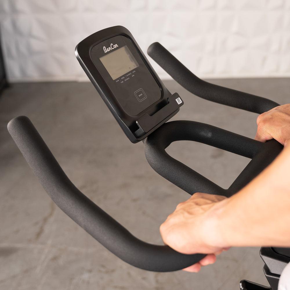 Muscle D Fitness - Home Upright Bike - Exercise Bike - Adjustable Seat and Handle Bars