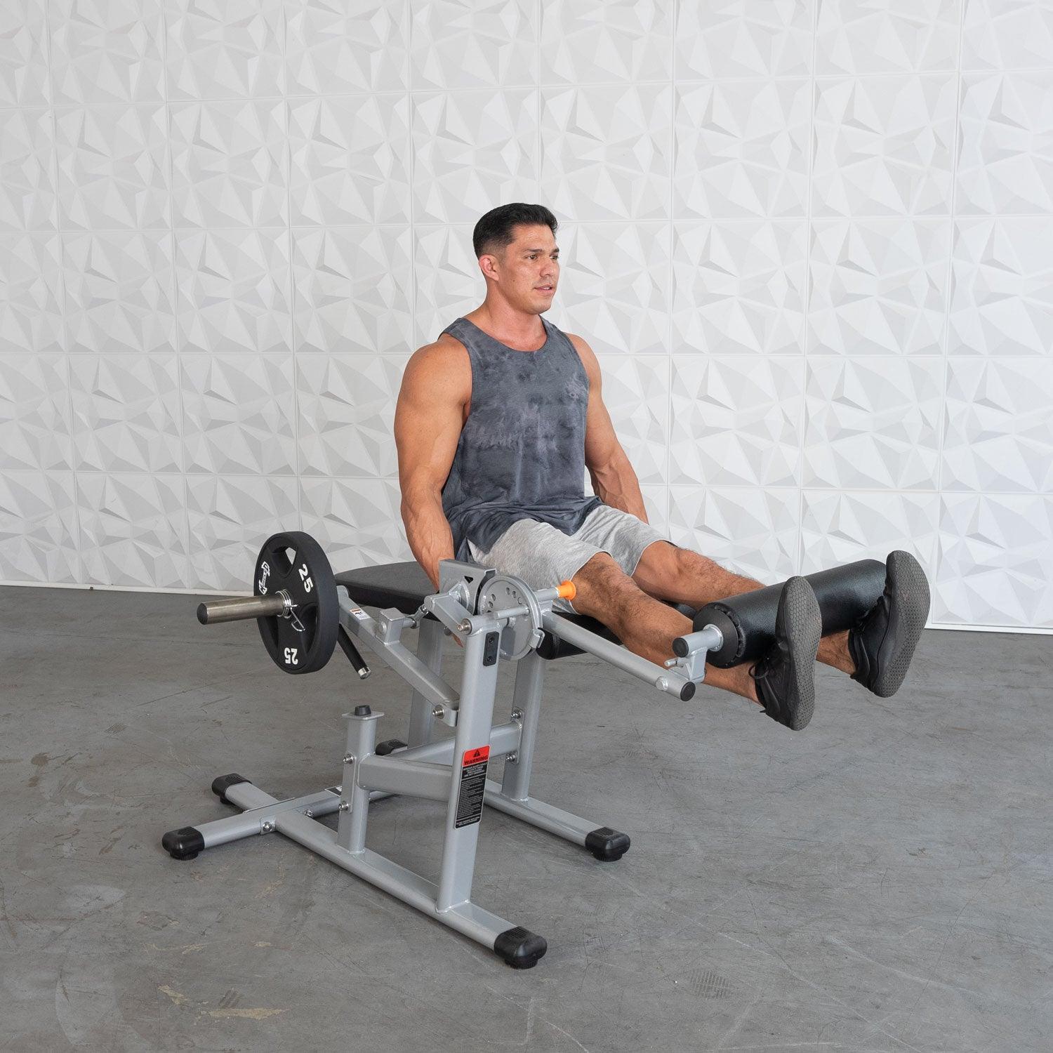 Muscle D Fitness - Excel Base Leg Extension - Leg Curl Combo - Machine