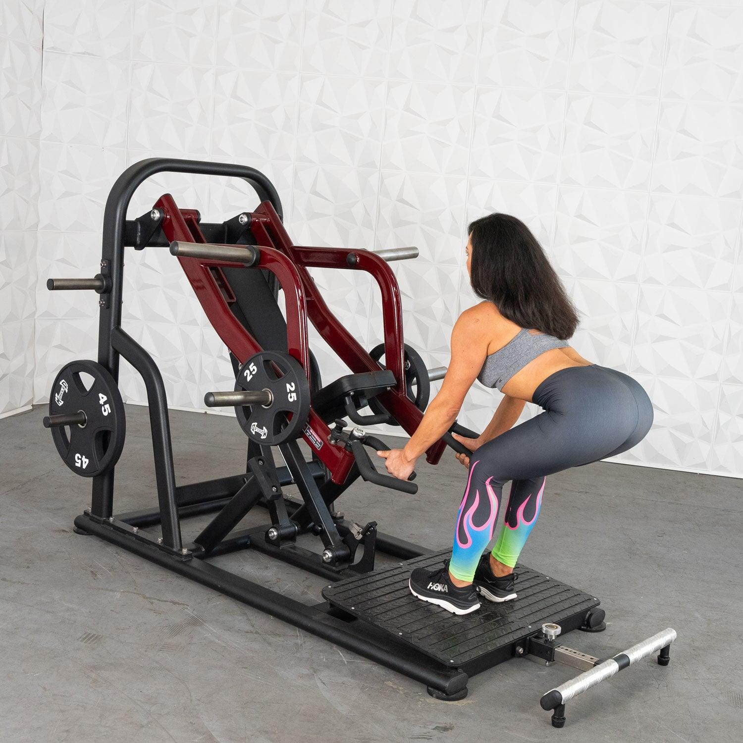 Muscle D Fitness - Pro Strength Dynamic Row - Chest Supported - Premium Adjustable Plate Loaded