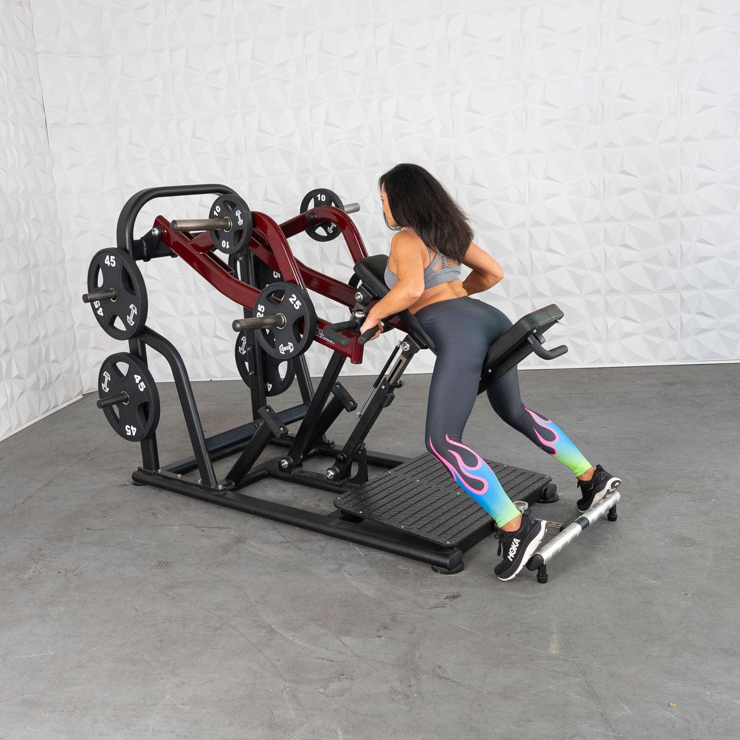 Muscle D Fitness - Pro Strength Dynamic Row - Chest Supported - Premium Adjustable Plate Loaded