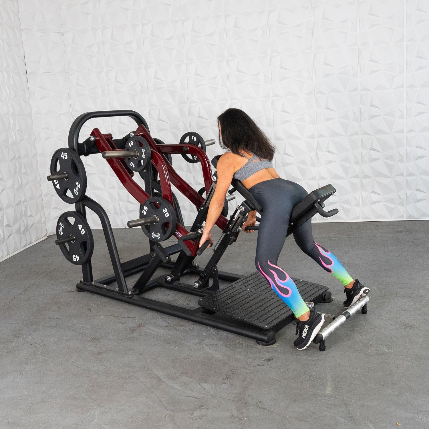 Muscle D Fitness - Pro Strength Dynamic Row - Chest Supported - Premium Adjustable Plate Loaded