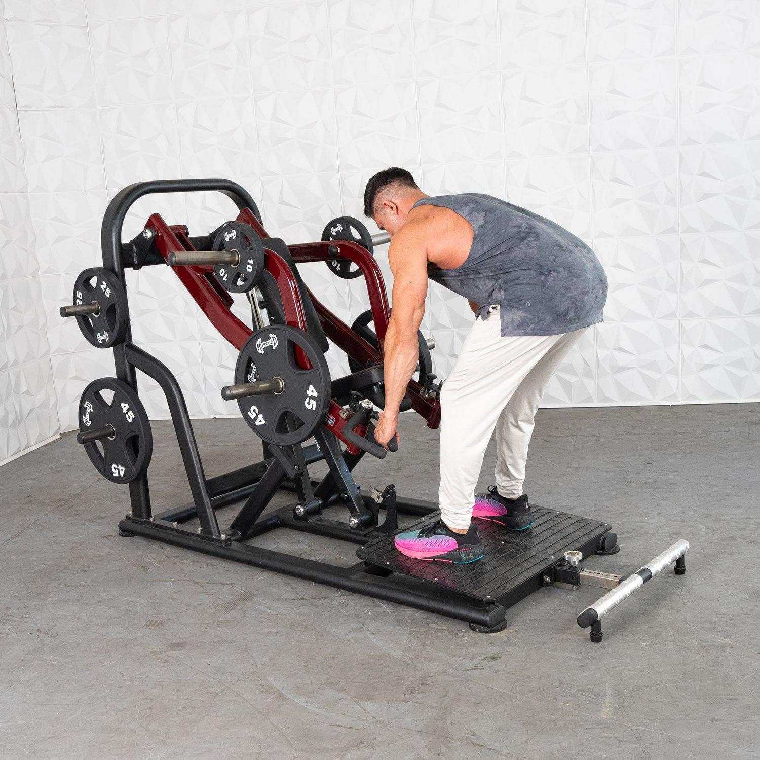 Muscle D Fitness - Pro Strength Dynamic Row - Chest Supported - Premium Adjustable Plate Loaded