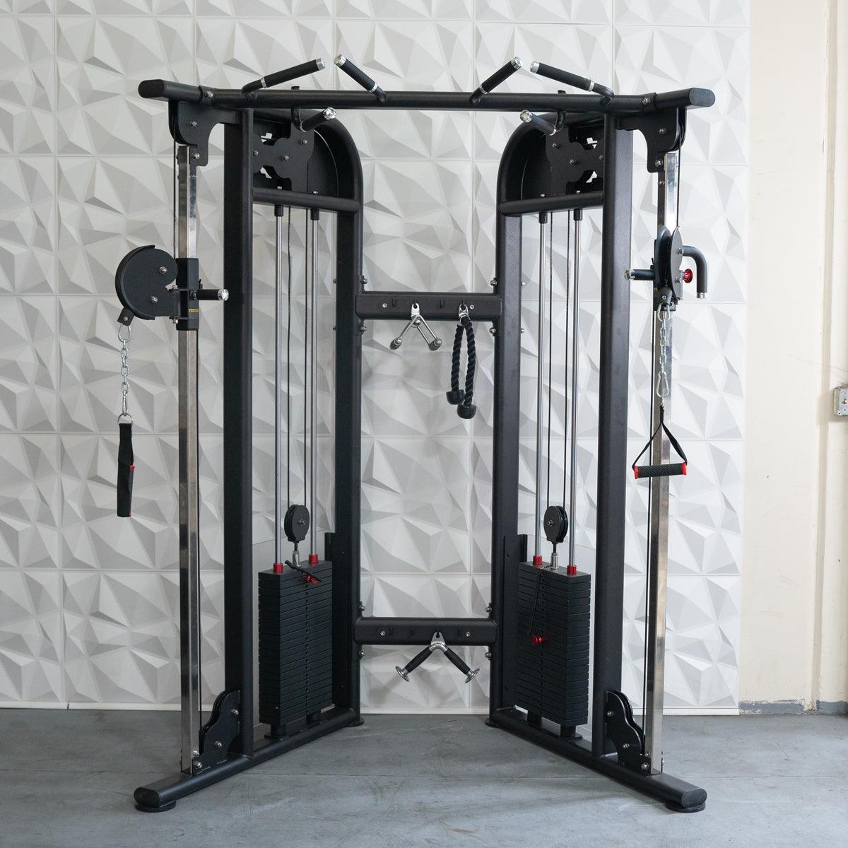 Muscle D Fitness - Dual Adjustable Pulley – Two Stack Cable Machine
