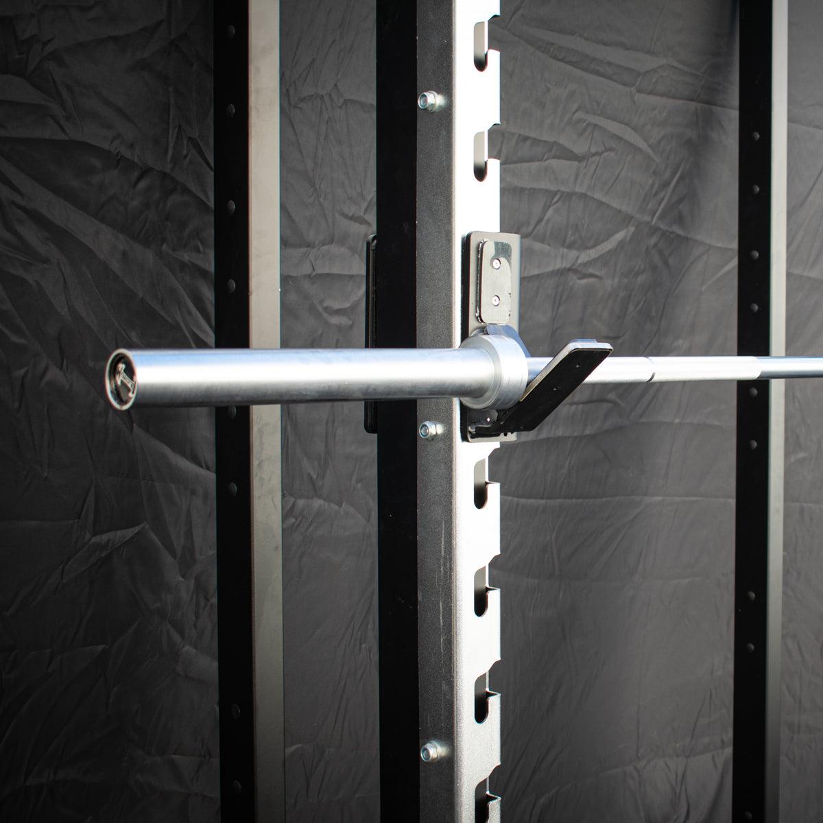 Muscle D Fitness - 7' Hard Chrome Triple Bearing Olympic Bar - Precision Performance Grade Knurling