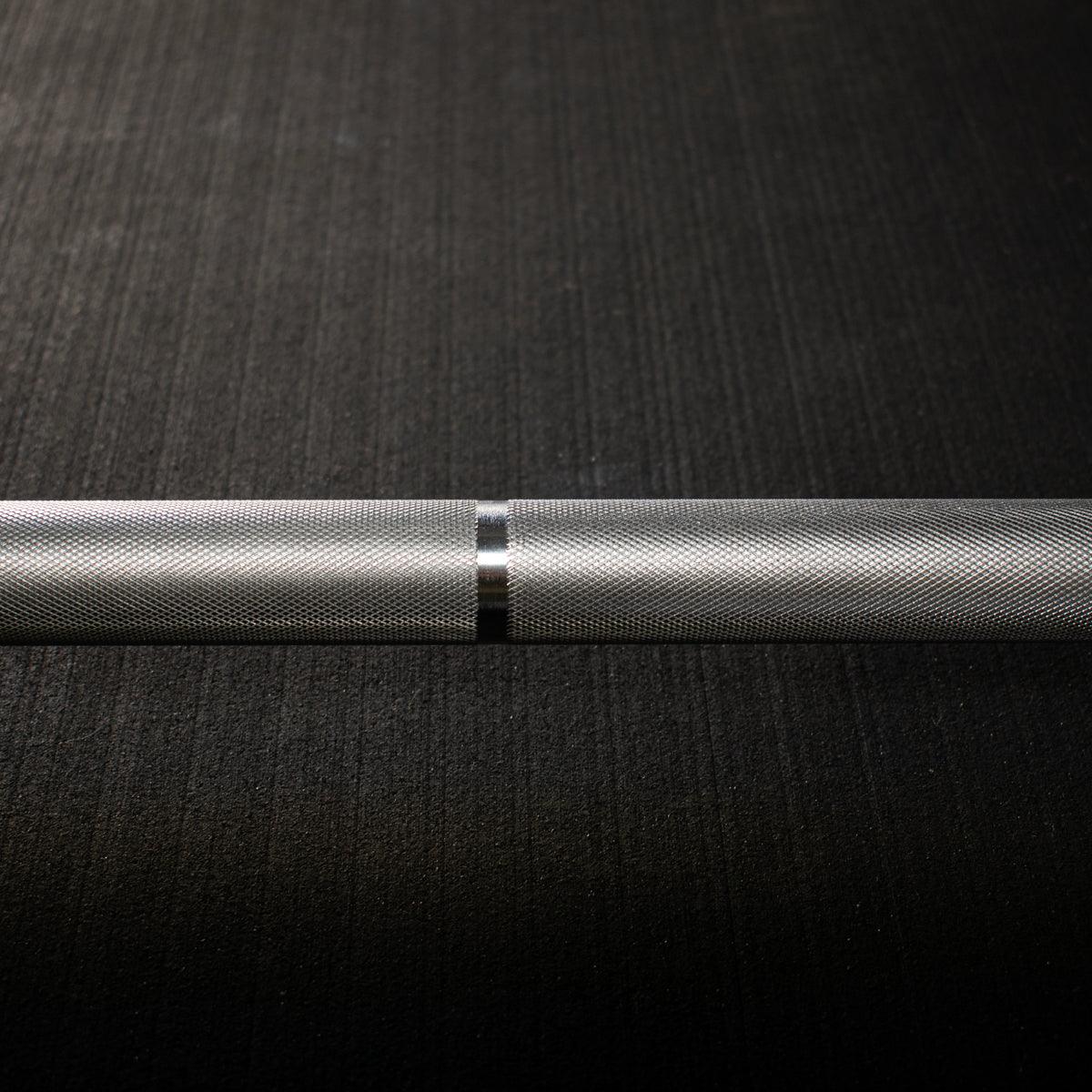 Muscle D Fitness - 7' Hard Chrome Triple Bearing Olympic Bar - Precision Performance Grade Knurling