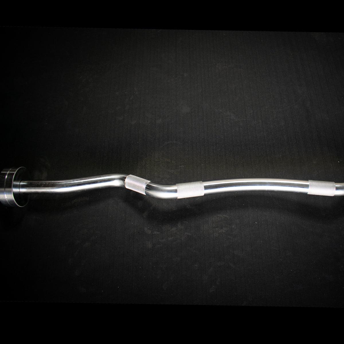 Muscle D Fitness - 5' Hard Chrome EZ Curl Bar – Ergonomic Arm Training