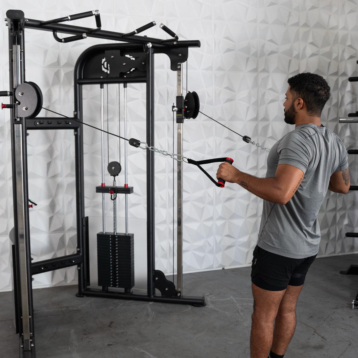 Muscle D Fitness - Dual Adjustable Pulley – Two Stack Cable Machine