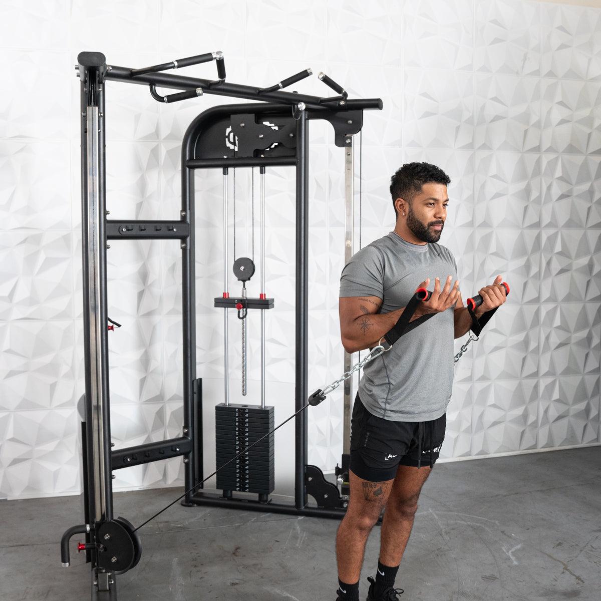 Muscle D Fitness - Dual Adjustable Pulley – Two Stack Cable Machine