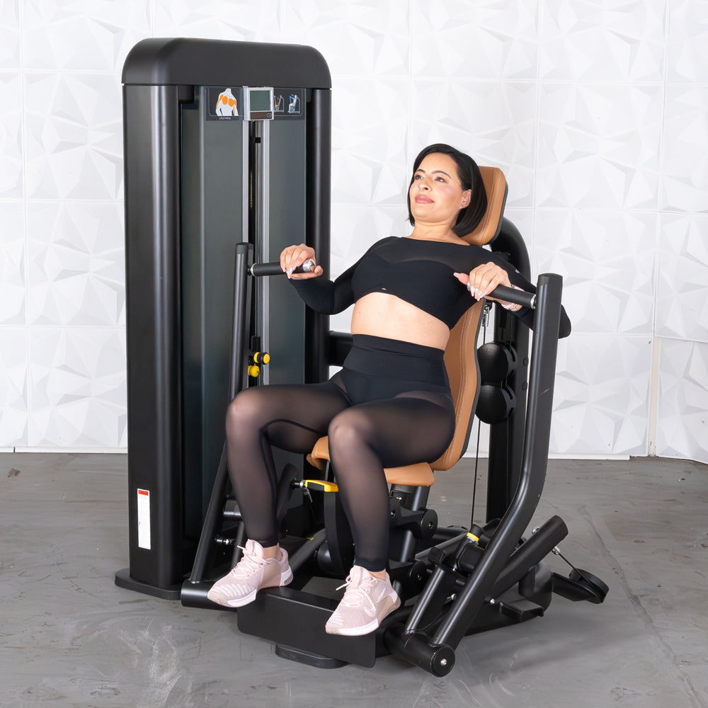 Muscle D Fitness - Elite Plus Chest Press - Commercial Iso-Lateral Selectorized Machine