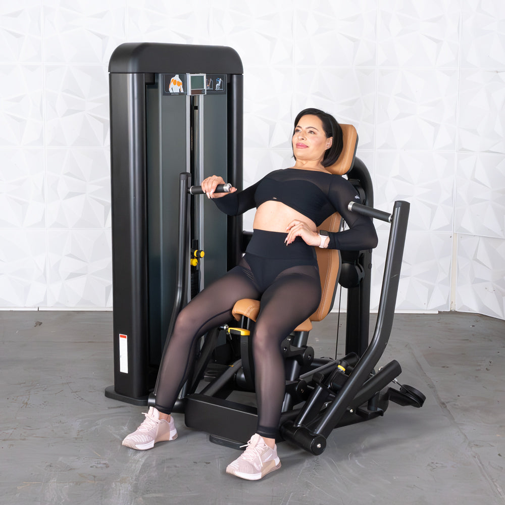 Muscle D Fitness - Elite Plus Chest Press - Commercial Iso-Lateral Selectorized Machine