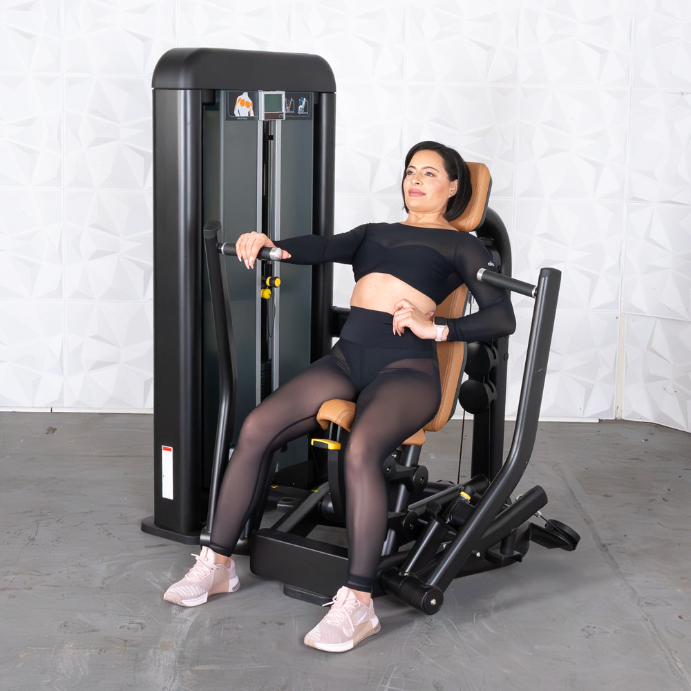 Muscle D Fitness - Elite Plus Chest Press - Commercial Iso-Lateral Selectorized Machine