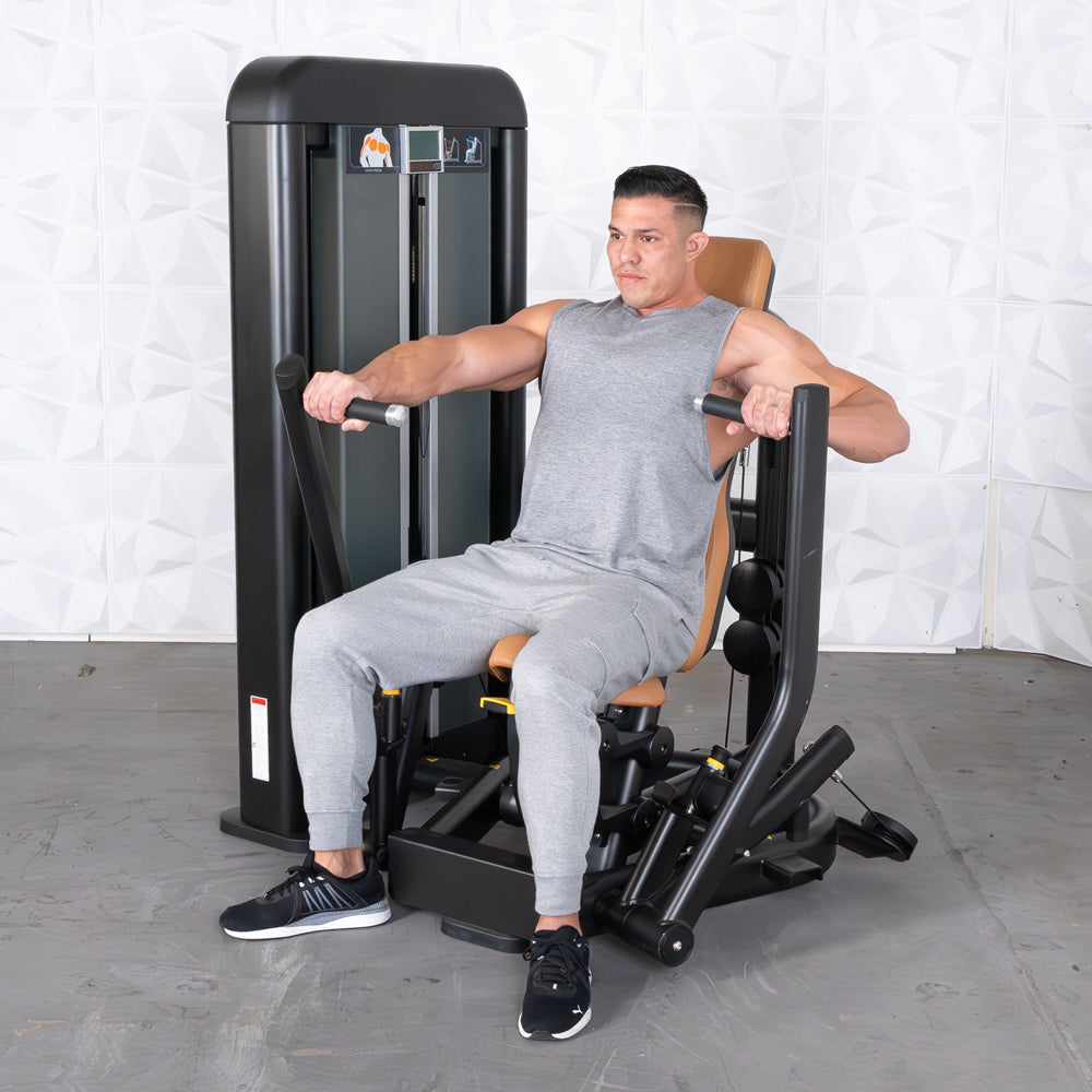 Muscle D Fitness - Elite Plus Chest Press - Commercial Iso-Lateral Selectorized Machine