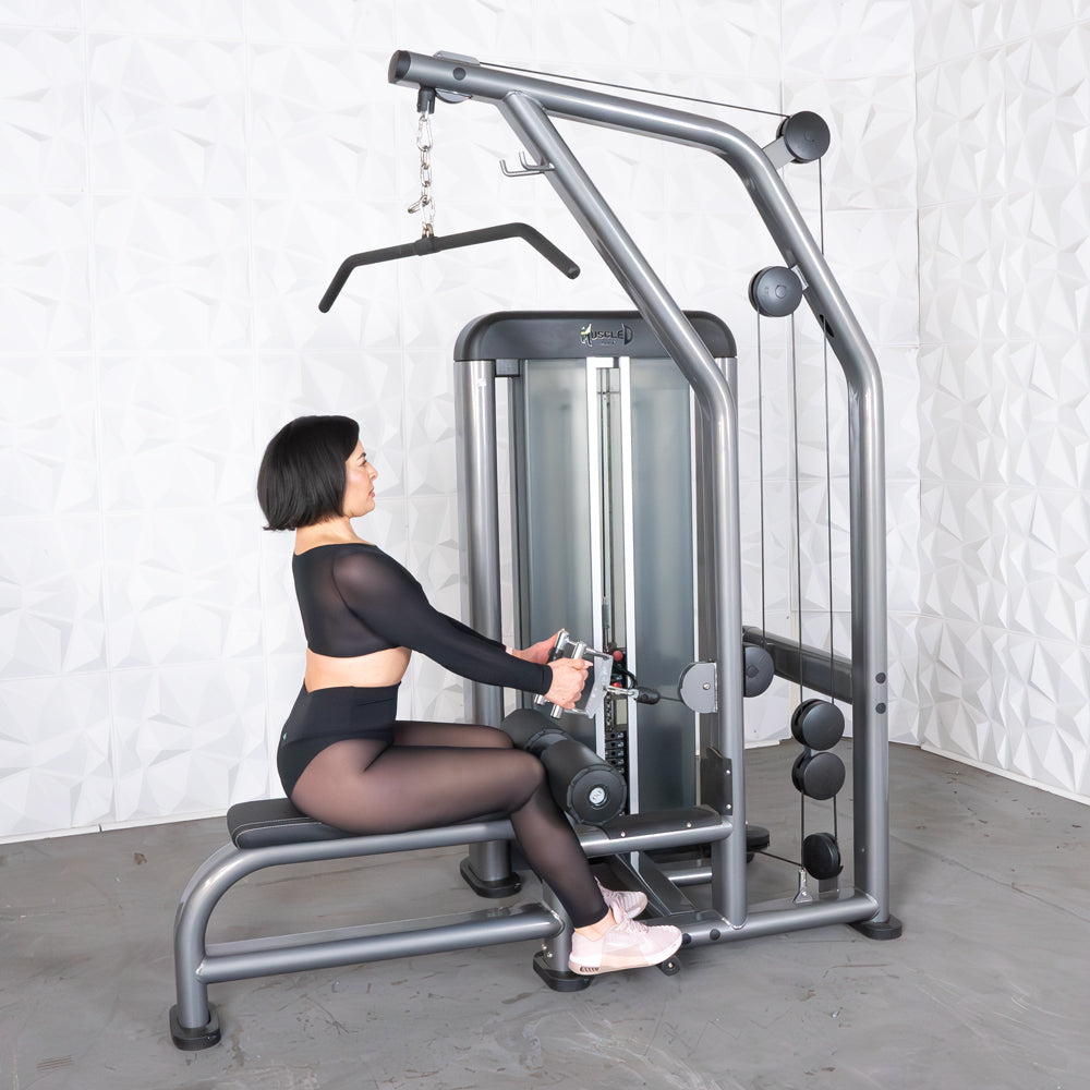 Muscle D Fitness - Elite Plus Lat Pulldown Low Row Combo