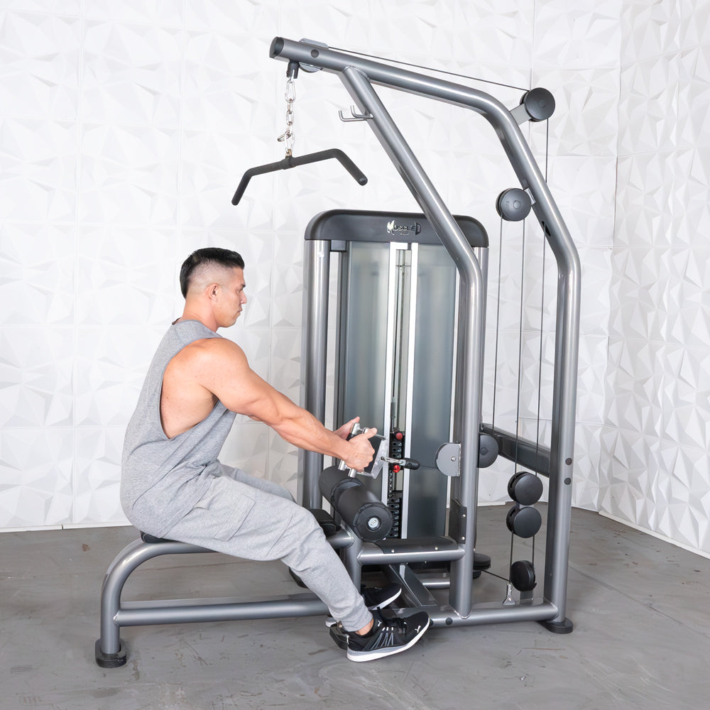 Muscle D Fitness - Elite Plus Lat Pulldown Low Row Combo