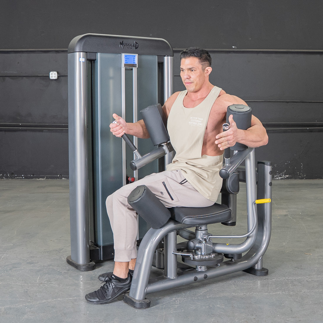 Muscle D Fitness - Elite Plus Rotary Torso Machine | Commercial Oblique Trainer