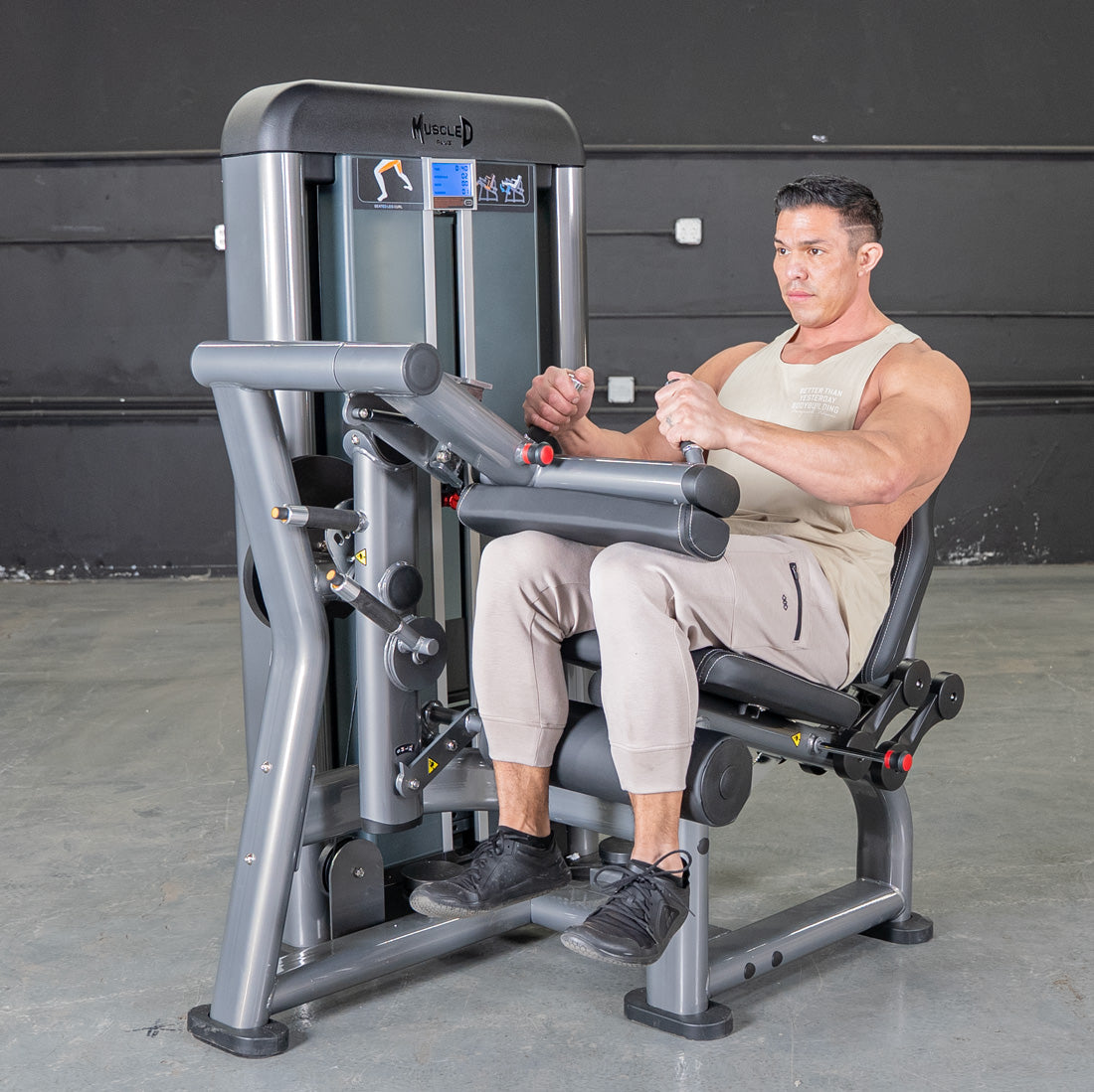 Muscle D Fitness - Elite Plus Seated Leg Curl | Commercial Gym Equipment