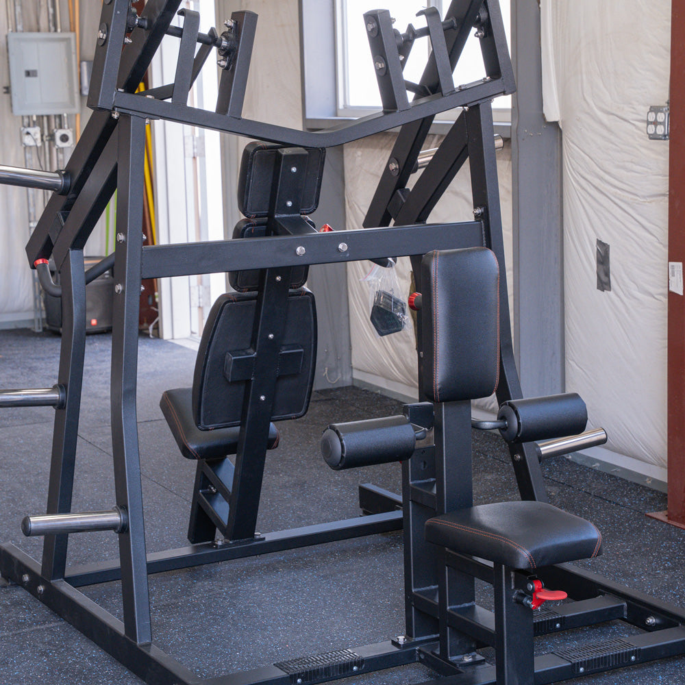 Muscle D Fitness - Excel Iso-Lateral Chest/Back Combo - Plate Loaded - Gas Shock Assisted Seat Adjustment
