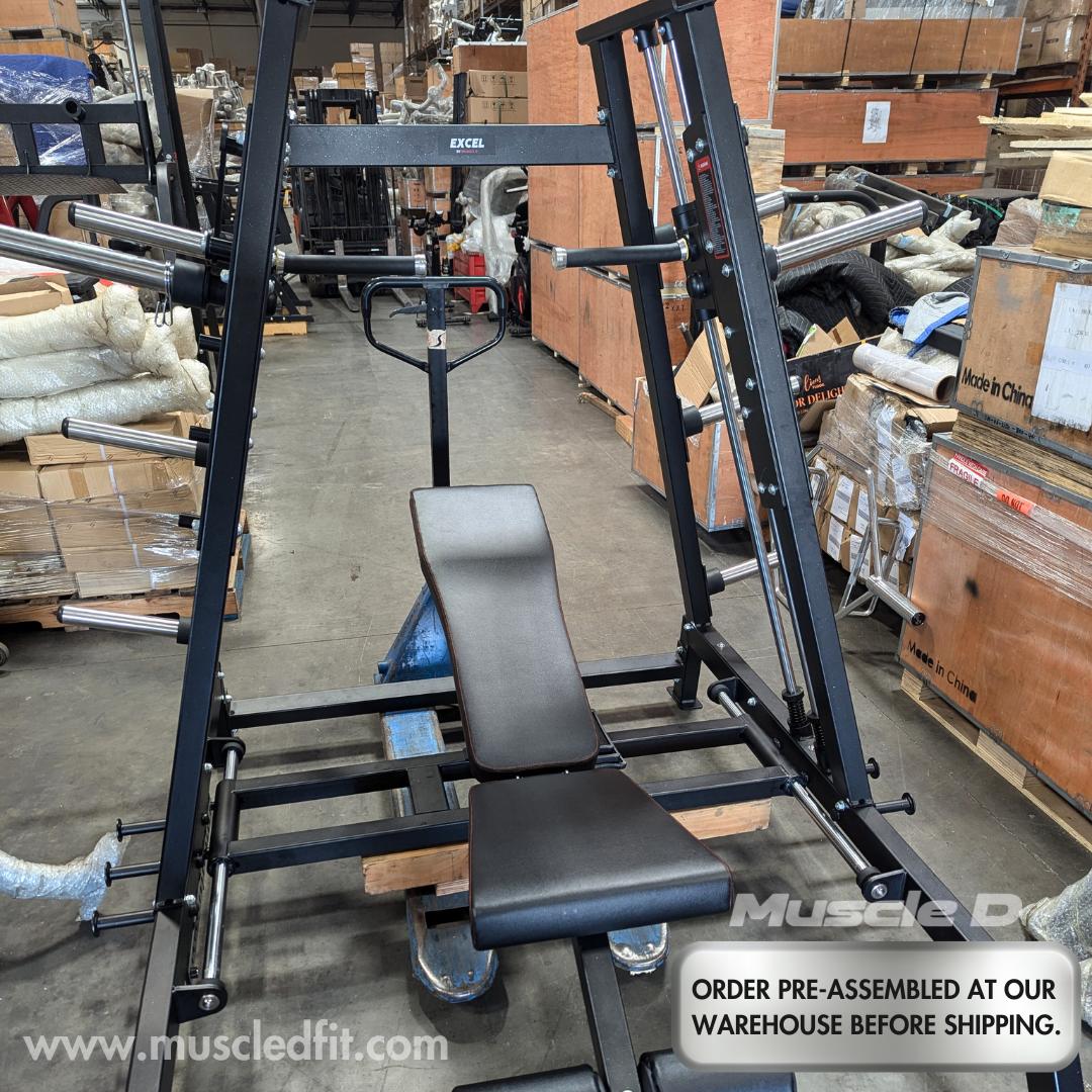 Muscle D Fitness - Excel Convergent Flat/Incline/Decline Bench