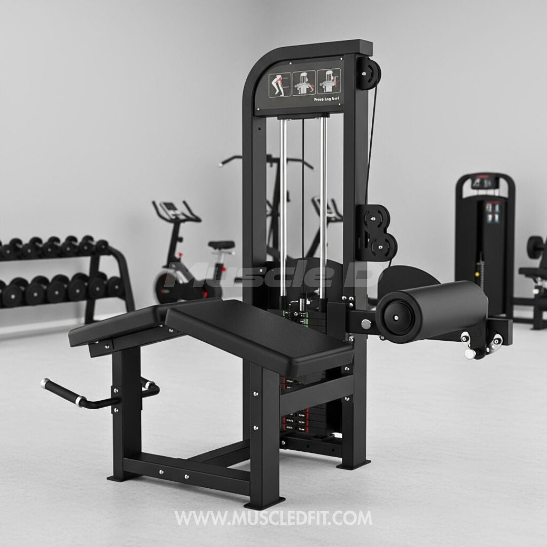 Muscle D Fitness - Excel Prone Leg Curl - Selectorized Hamstring Curl