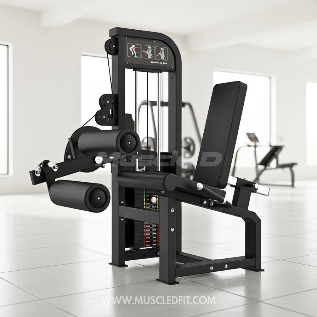 Muscle D Fitness - Excel Seated Leg Curl - Selectorized Hamstring Curl