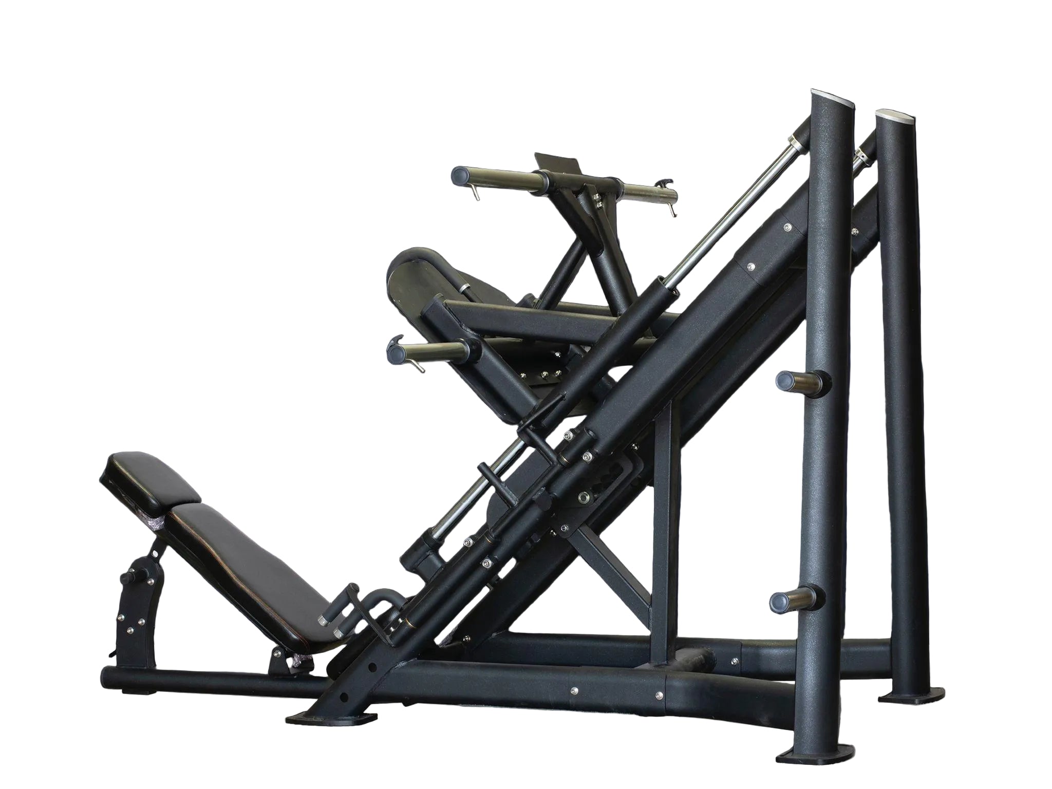 Muscle D Fitness - 45 Degree Linear Leg Press Machine - Adjustable Angle Back Pad