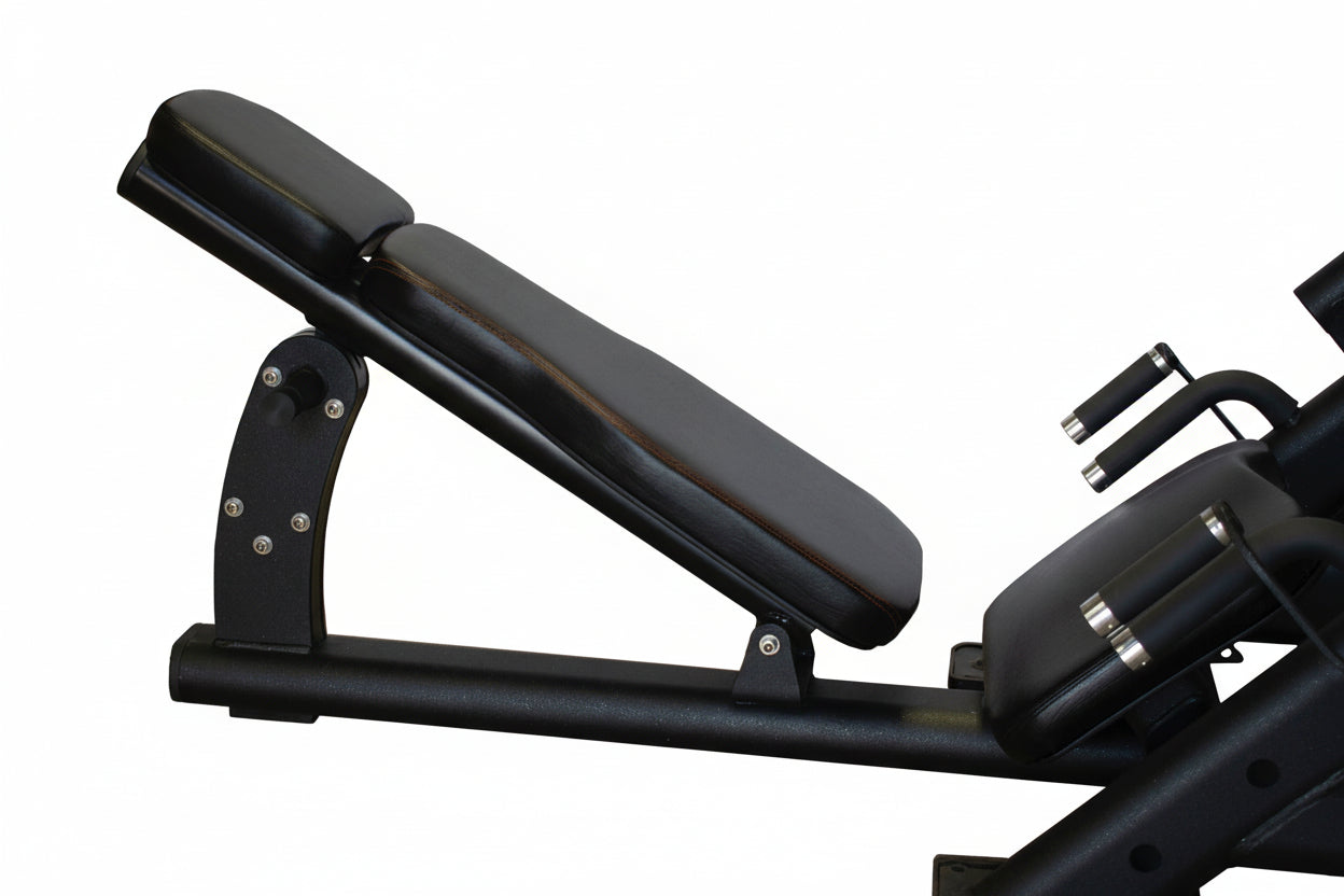 Muscle D Fitness - 45 Degree Linear Leg Press Machine - Adjustable Angle Back Pad