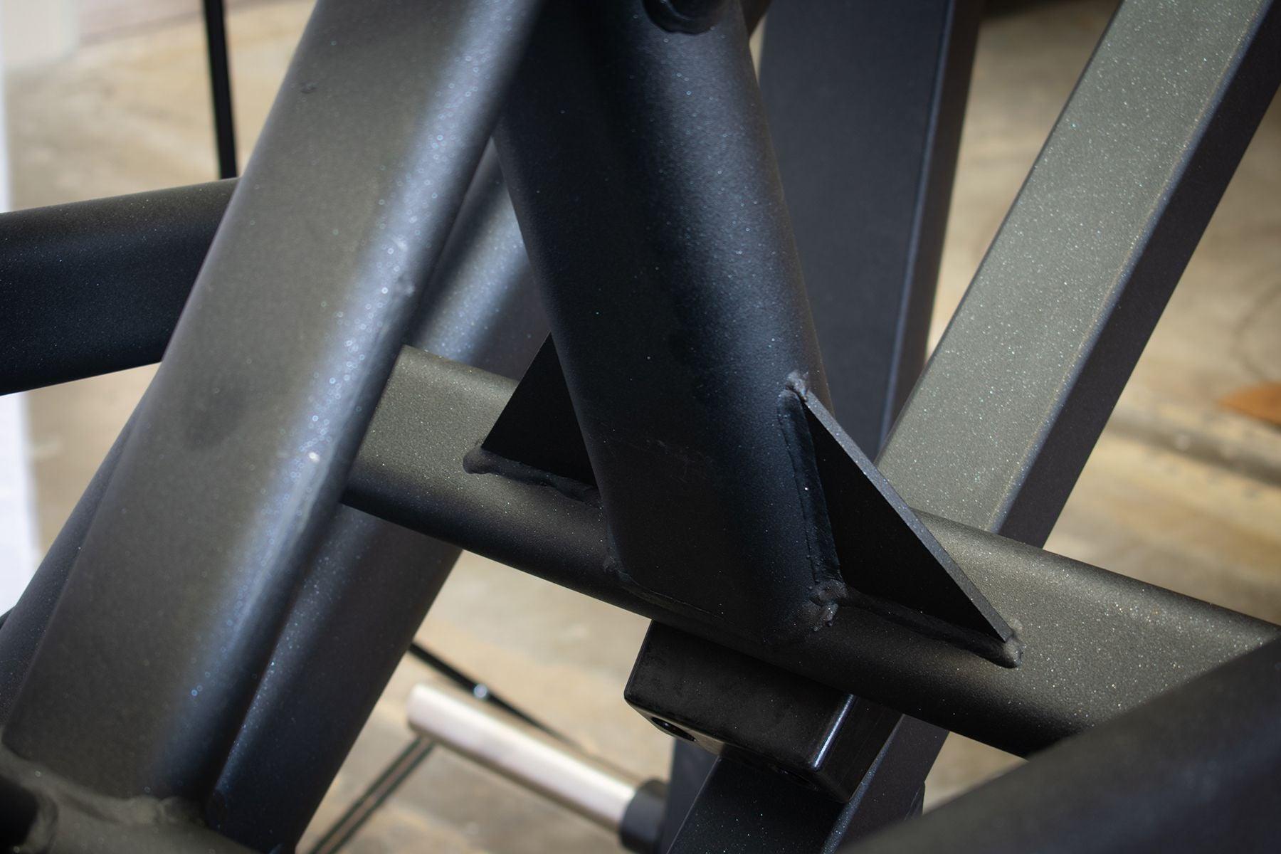 Muscle D Fitness - 45 Degree Linear Leg Press Machine - Adjustable Angle Back Pad