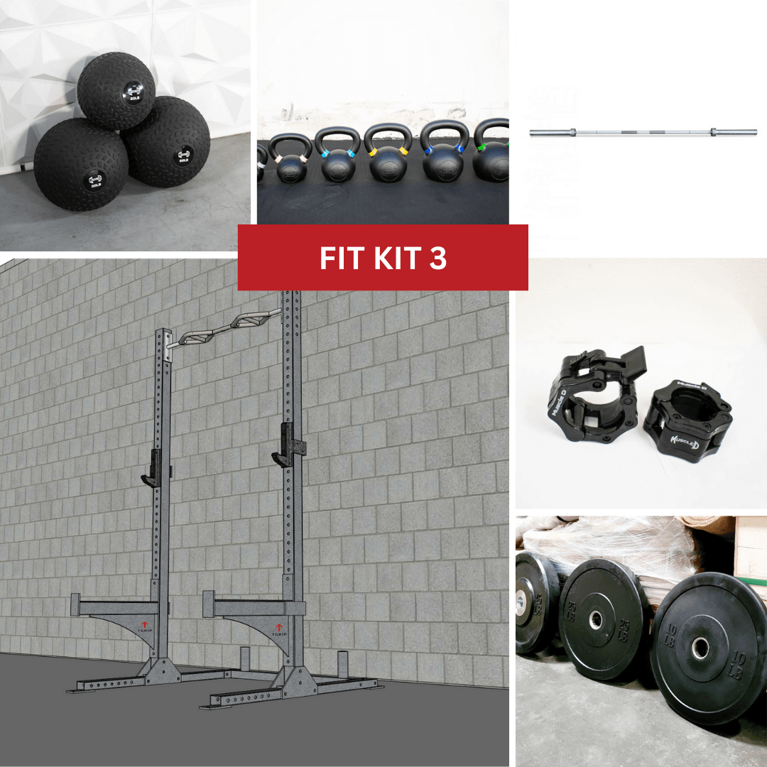 Muscle D Fitness - TGrip Commercial Squat Stand Complete Kit