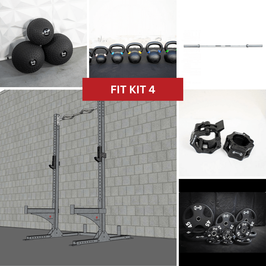 Muscle D Fitness - TGrip Commercial Squat Stand Complete Kit