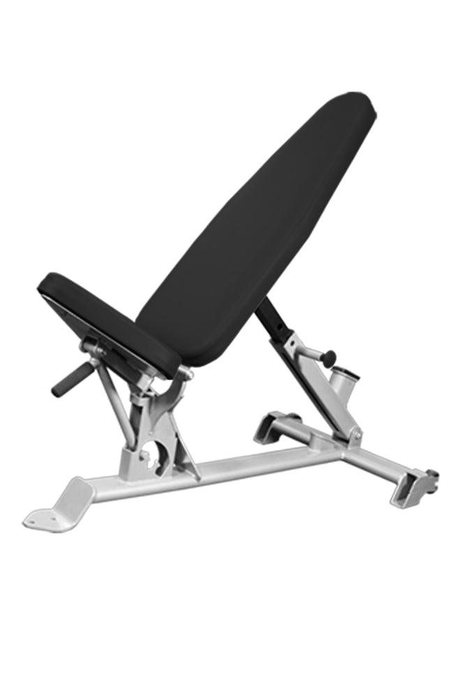 Muscle D Fitness - Flat to Incline Bench - Elite Series - 11 Gauge Steel - Commercial Upholstery - Seat and Back Adjustable