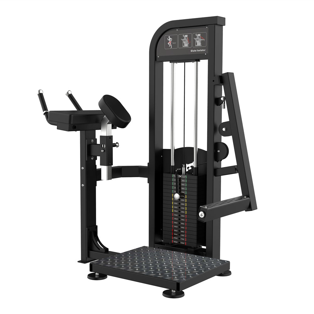 Muscle D Fitness - Excel Glute Machine - Selectorized Glute Kick