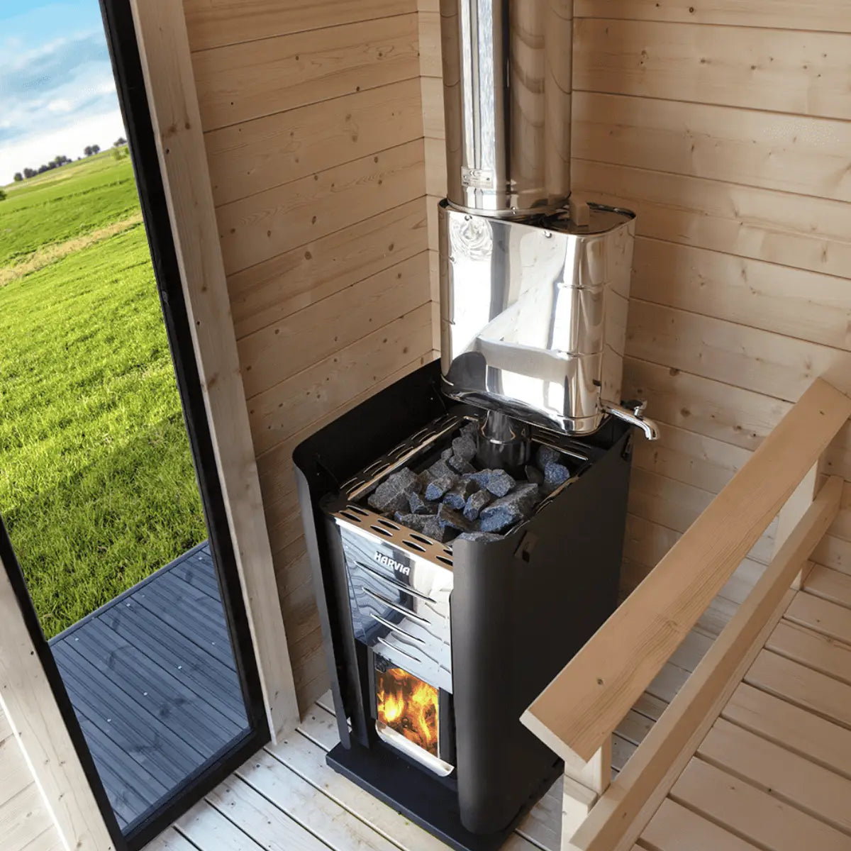 Harvia Pro 26 WKPR26M Wood Burning Sauna Stove
